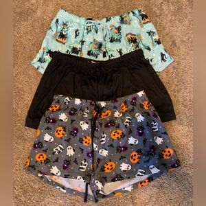 Halloween and Witch Themed Shorts Set